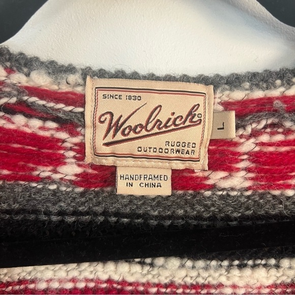 Woolrich Snowflake Holiday Wool Sweater Vest - Picture 5 of 8